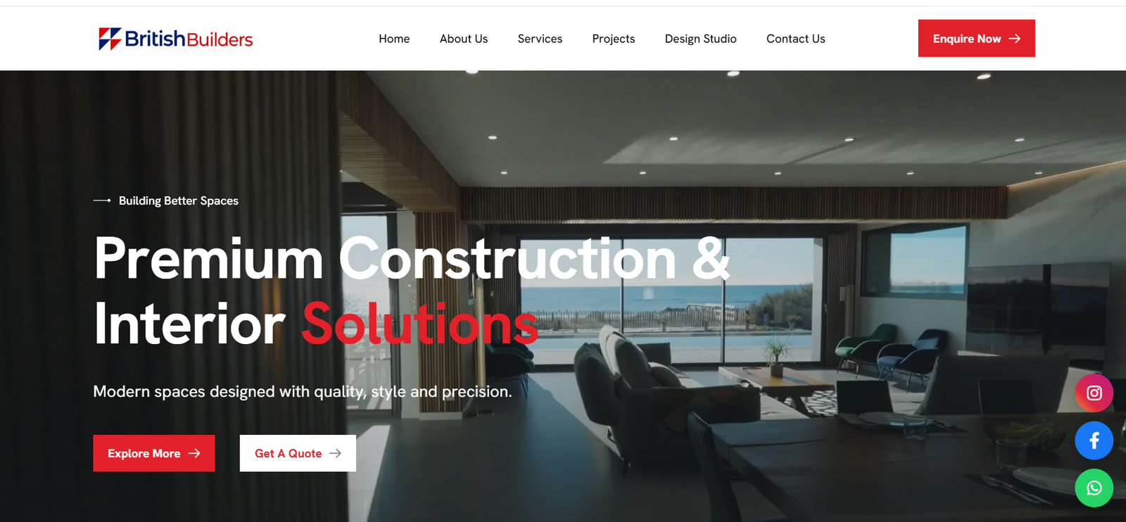 Client website design portfolio 1