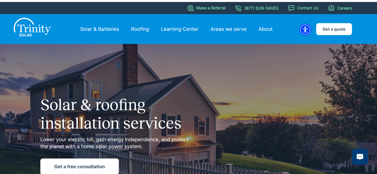 Client website design portfolio 1